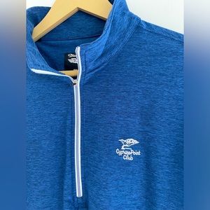 Men’s long sleeve golf athletic Cypress Point Club polo shirt